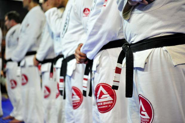 faixas pretas da gracie barra